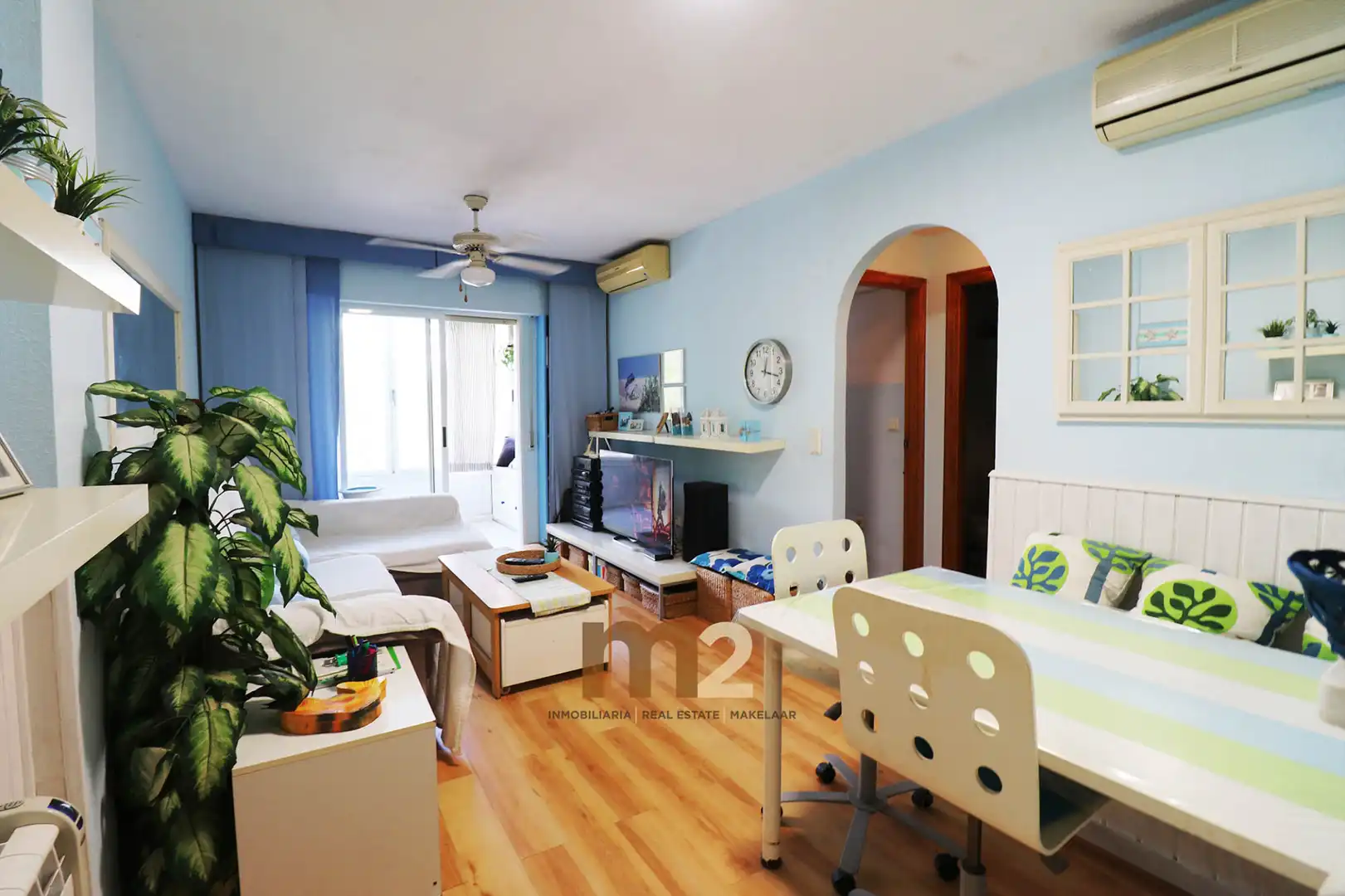 Sala de estar de Apartamento en venta en Guardamar del Segura con Aire acondicionado, Terraza y Amueblado