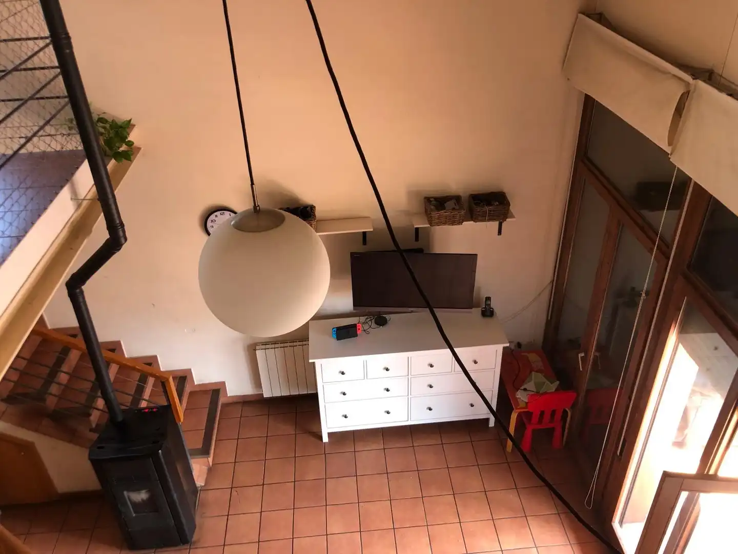 Wohnzimmer von Maisonette zur Miete in Olot mit Heizung und Terrasse