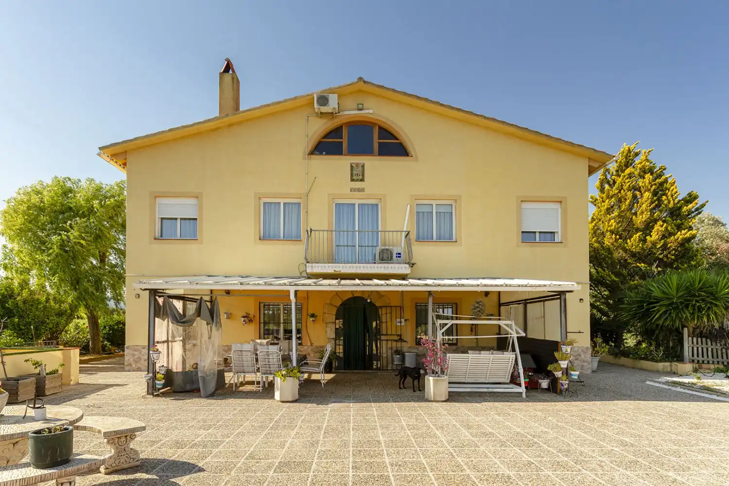 Exterior view of Houses for sale in Sant Martí Sarroca  with Air Conditioner, Heating and Terrace