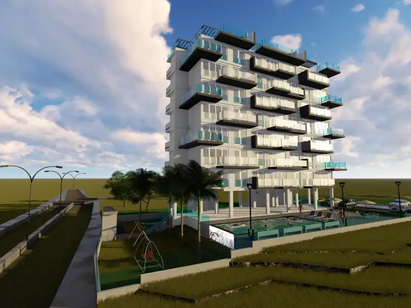 Exterior view of Flat for sale in Finestrat  with Air Conditioner, Private garden and Terrace