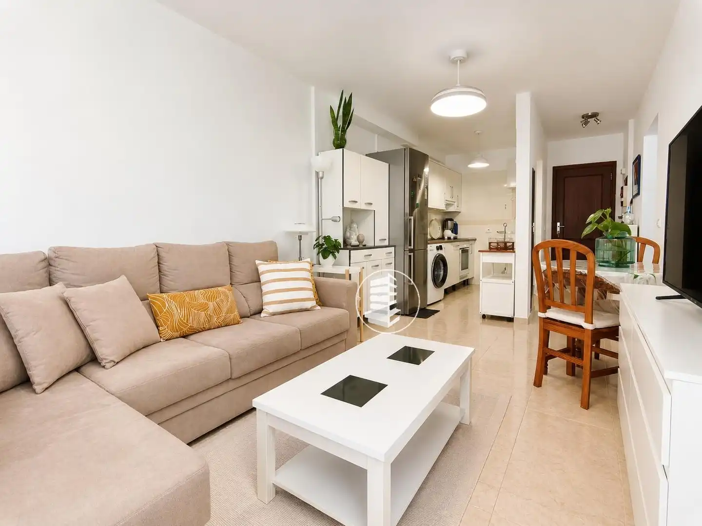 Sala de estar de Apartamento de alquiler en Güímar con Jardín privado, Terraza y Piscina