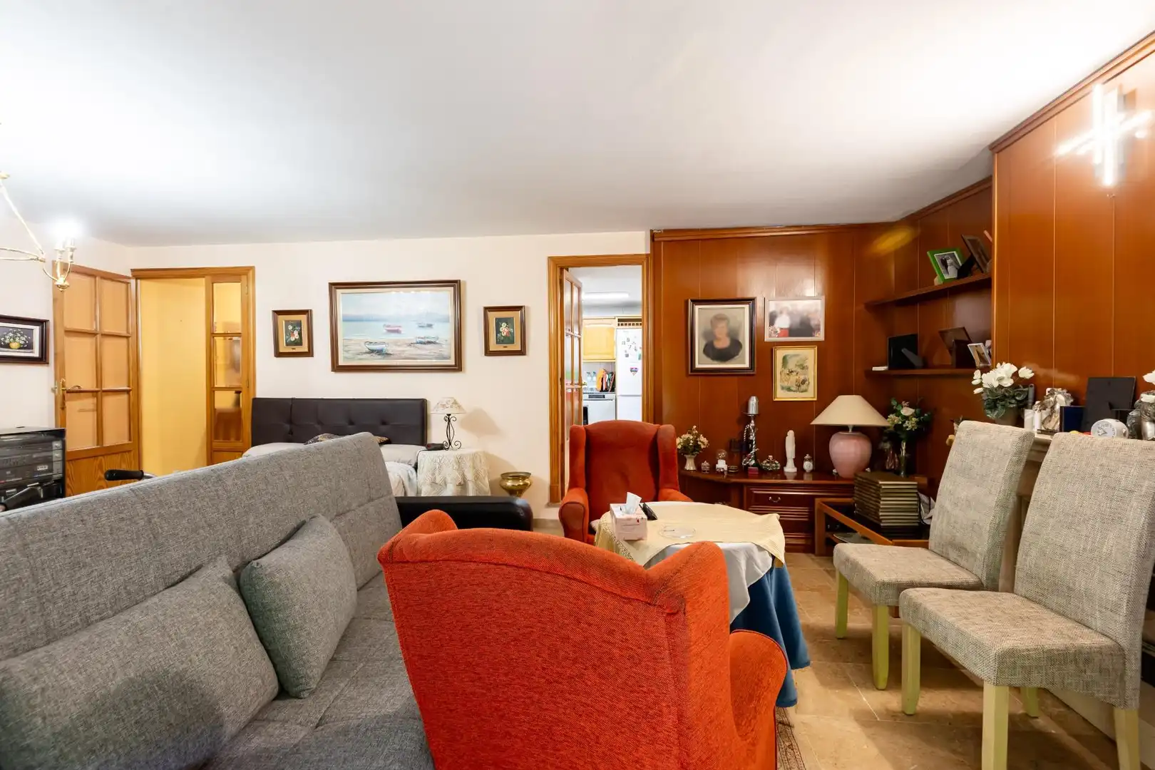 Sala d'estar de Casa adosada en venda en  Palma de Mallorca