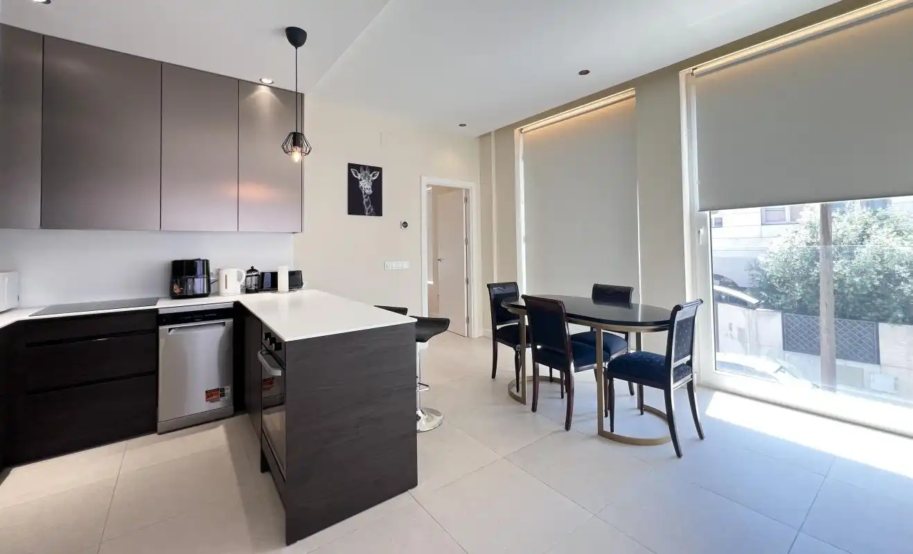 Cocina de Piso de alquiler en Madrid con Aire acondicionado, Calefacción y Terraza