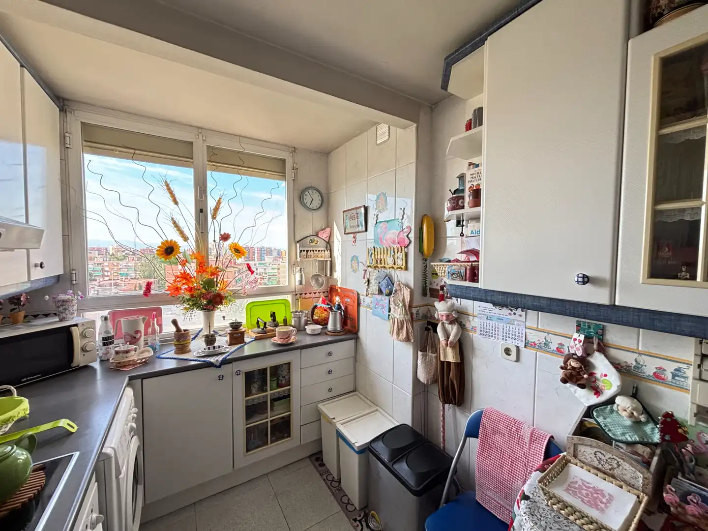 Küche von Wohnung zum Verkauf in Madrid mit Heizung, Privatgarten und Terrasse
