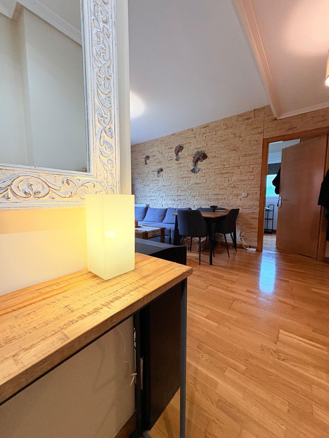 Living room of Flat for sale in Güeñes  with Heating, Parquet flooring and Terrace