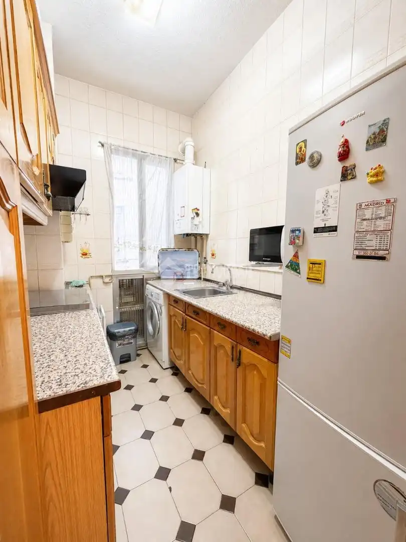 Kitchen of Flat for sale in Madrid  with Air Conditioner and Heating