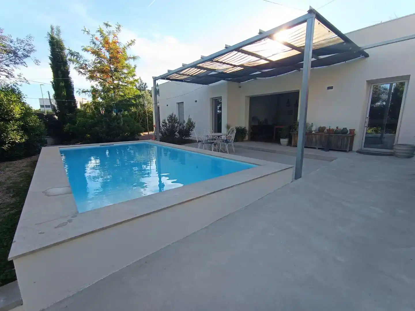 Swimming pool of Flat for sale in Moncada  with Air Conditioner, Private garden and Parquet flooring