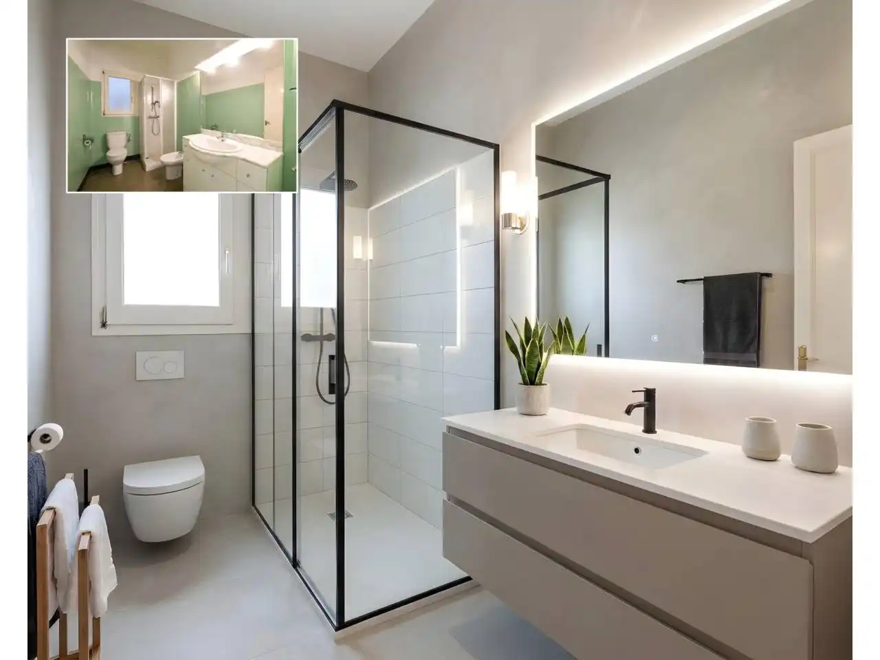 Bathroom of Flat for sale in Vic  with Heating and Storage room