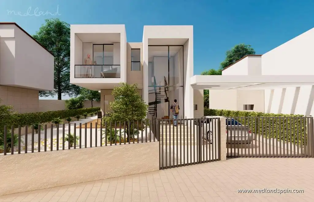 Vista exterior de Casa o chalet en venta en La Nucia con Aire acondicionado, Calefacción y Jardín privado