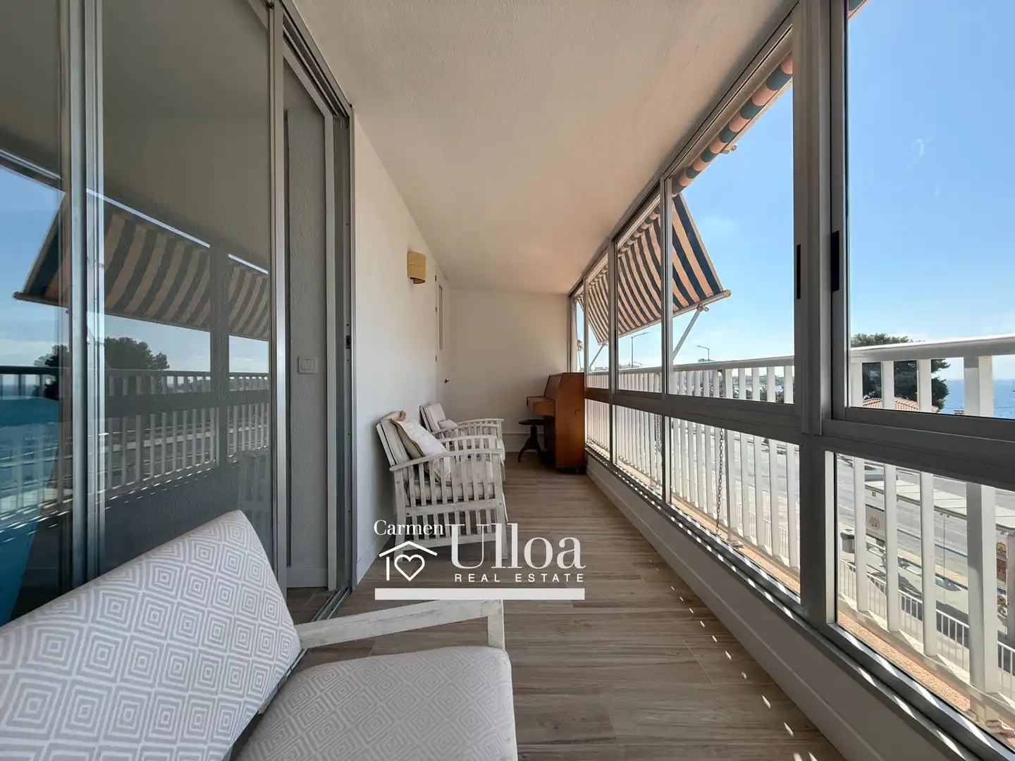 Terrassa de Apartament de lloguer en Alicante / Alacant amb Aire condicionat, Terrassa i Moblat