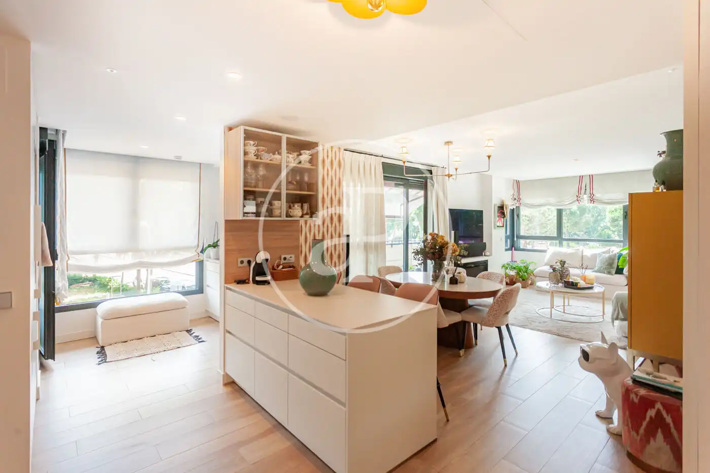 Sala d'estar de Àtic en venda en Pozuelo de Alarcón amb Aire condicionat, Calefacció i Jardí privat
