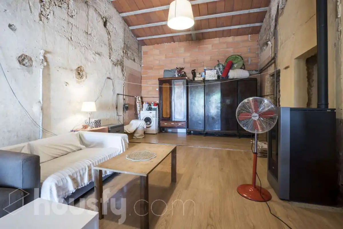 Sala de estar de Casa o chalet en venta en Font-rubí con Calefacción, Jardín privado y Terraza