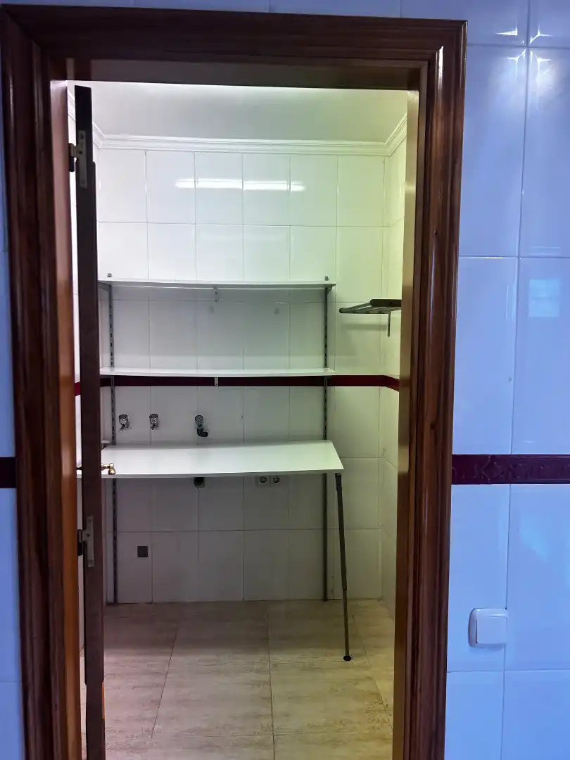 Kitchen of Flat for sale in Terrassa  with Private garden, Furnished and Balcony