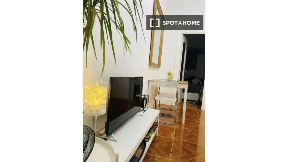 Sala de estar de Piso de alquiler en Madrid con Aire acondicionado, Calefacción y Amueblado