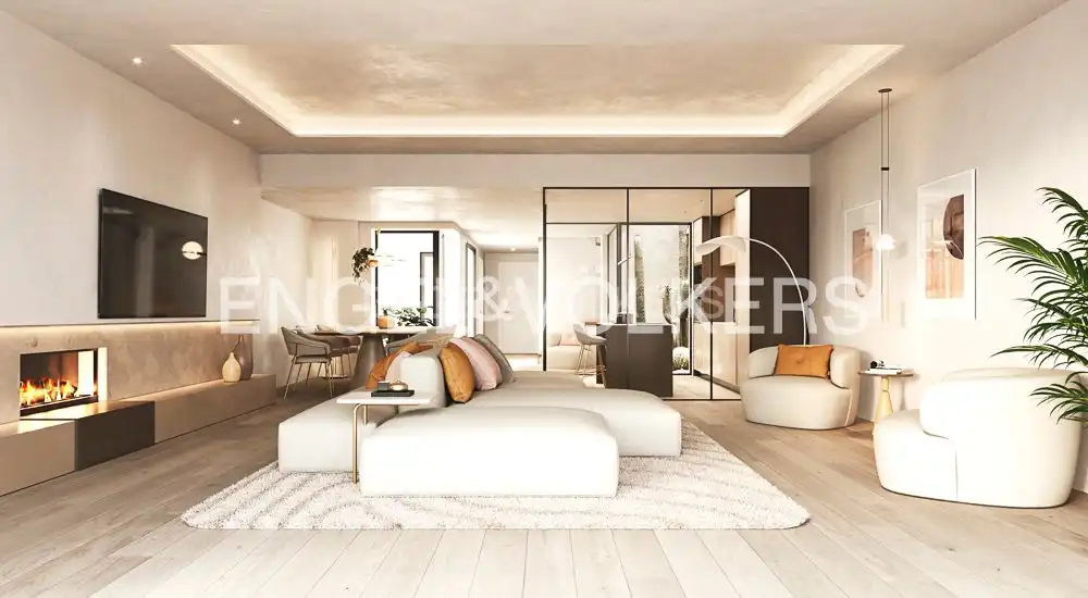 Sala d'estar de Casa o xalet en venda en Torrelodones amb Aire condicionat, Calefacció i Jardí privat