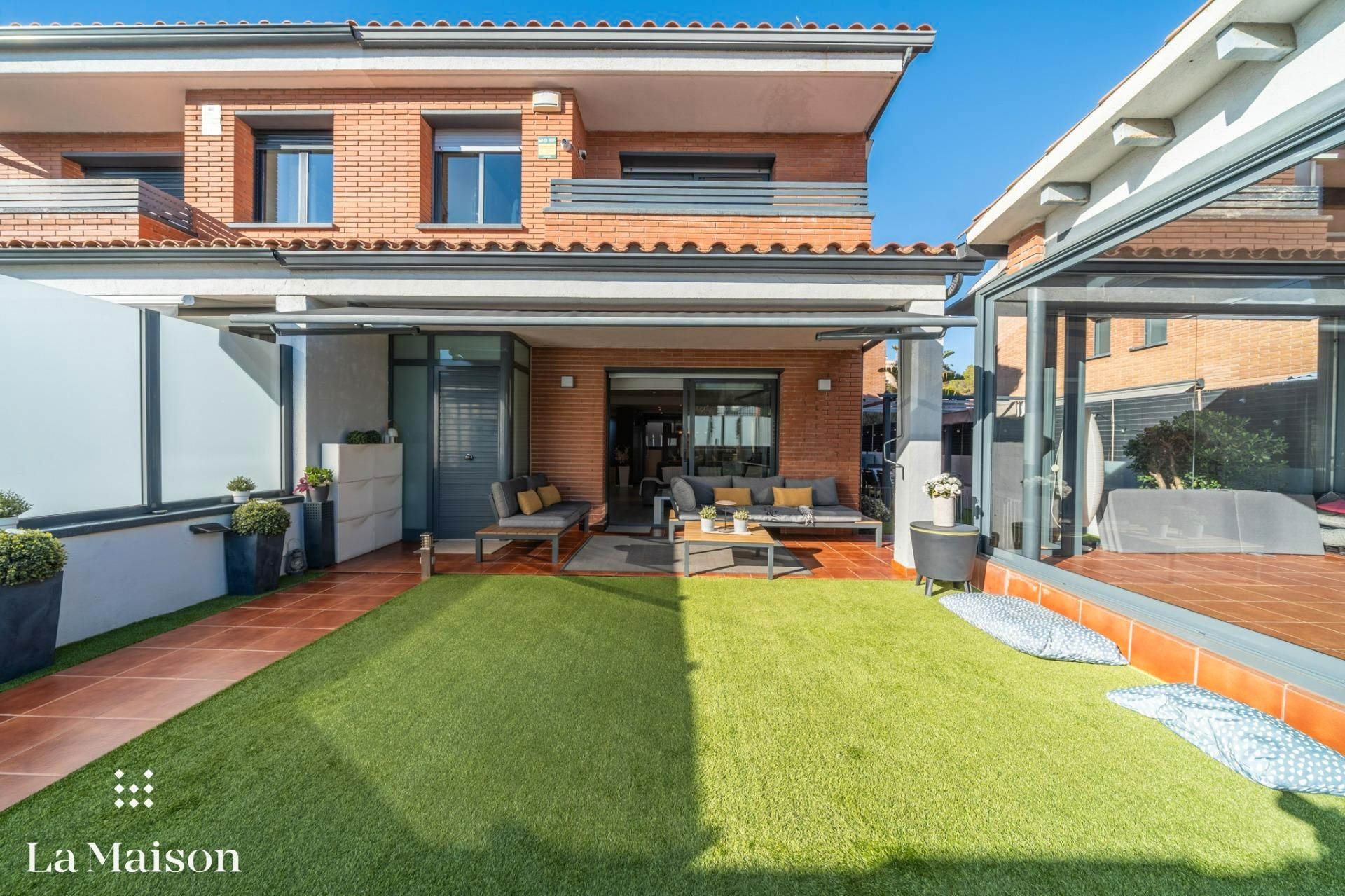 Terrace of Single-family semi-detached for sale in Sant Vicenç de Castellet  with Air Conditioner, Private garden and Terrace