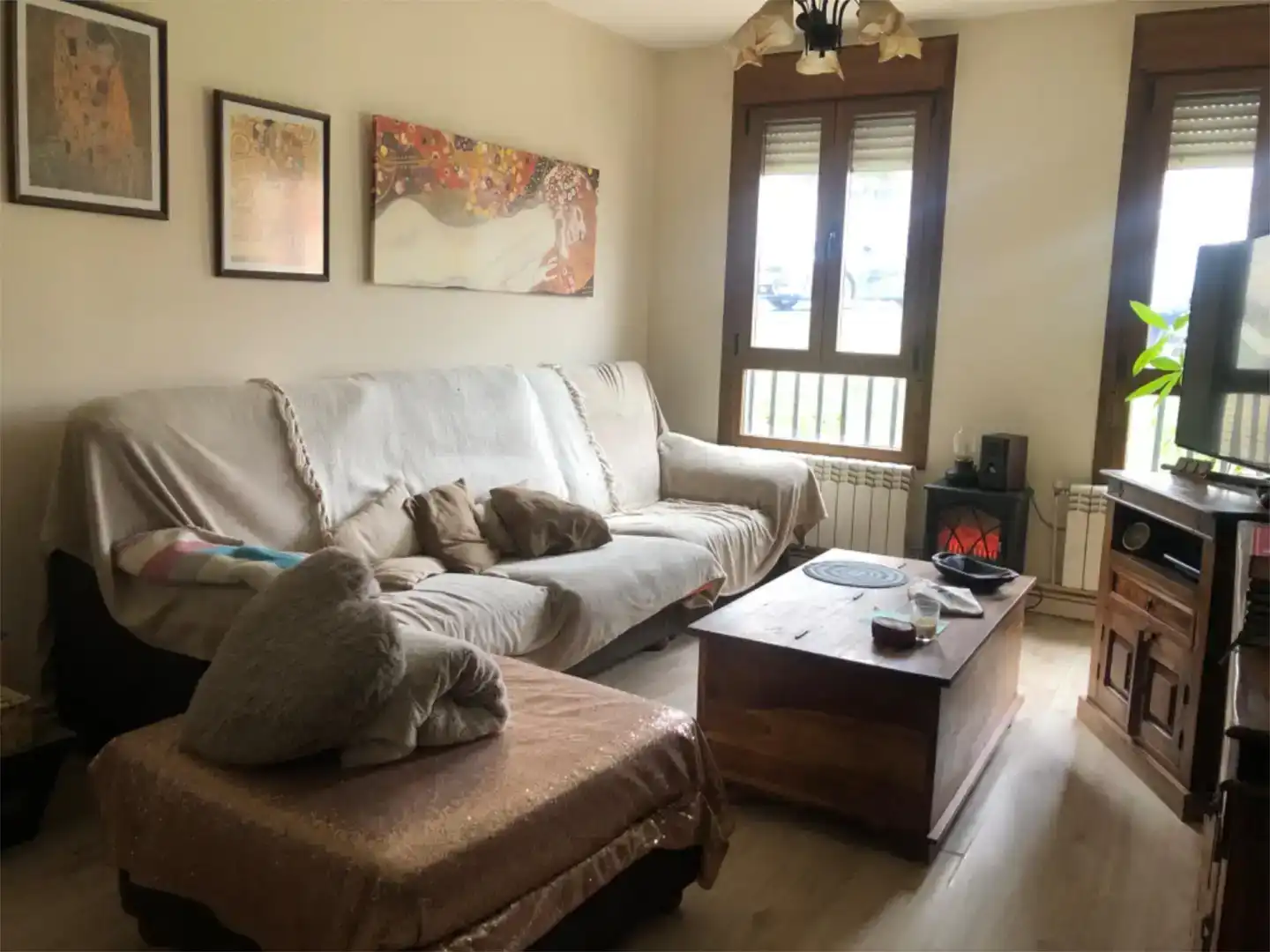 Sala d'estar de Pis en venda en Simancas