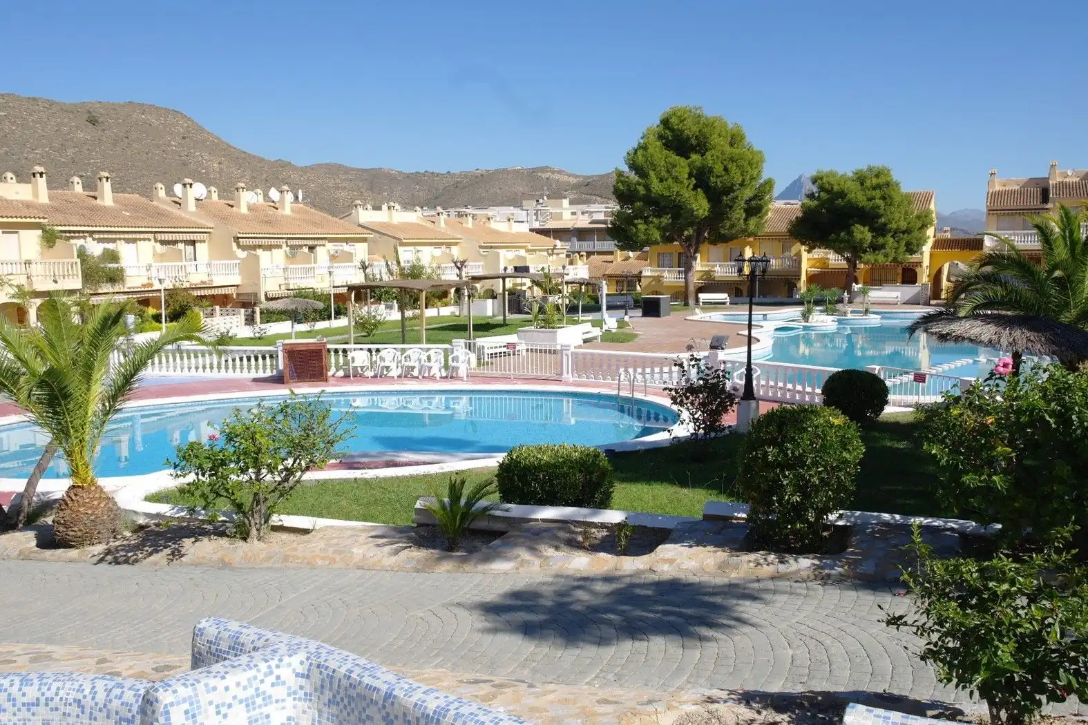 Swimming pool of Detached homes for rent in El Campello  with Air Conditioner, Heating and Terrace