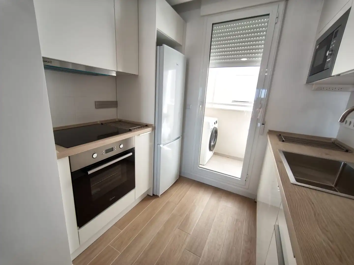 Kitchen of Flat for rent in Albacete  with Air Conditioner, Heating and Storage room
