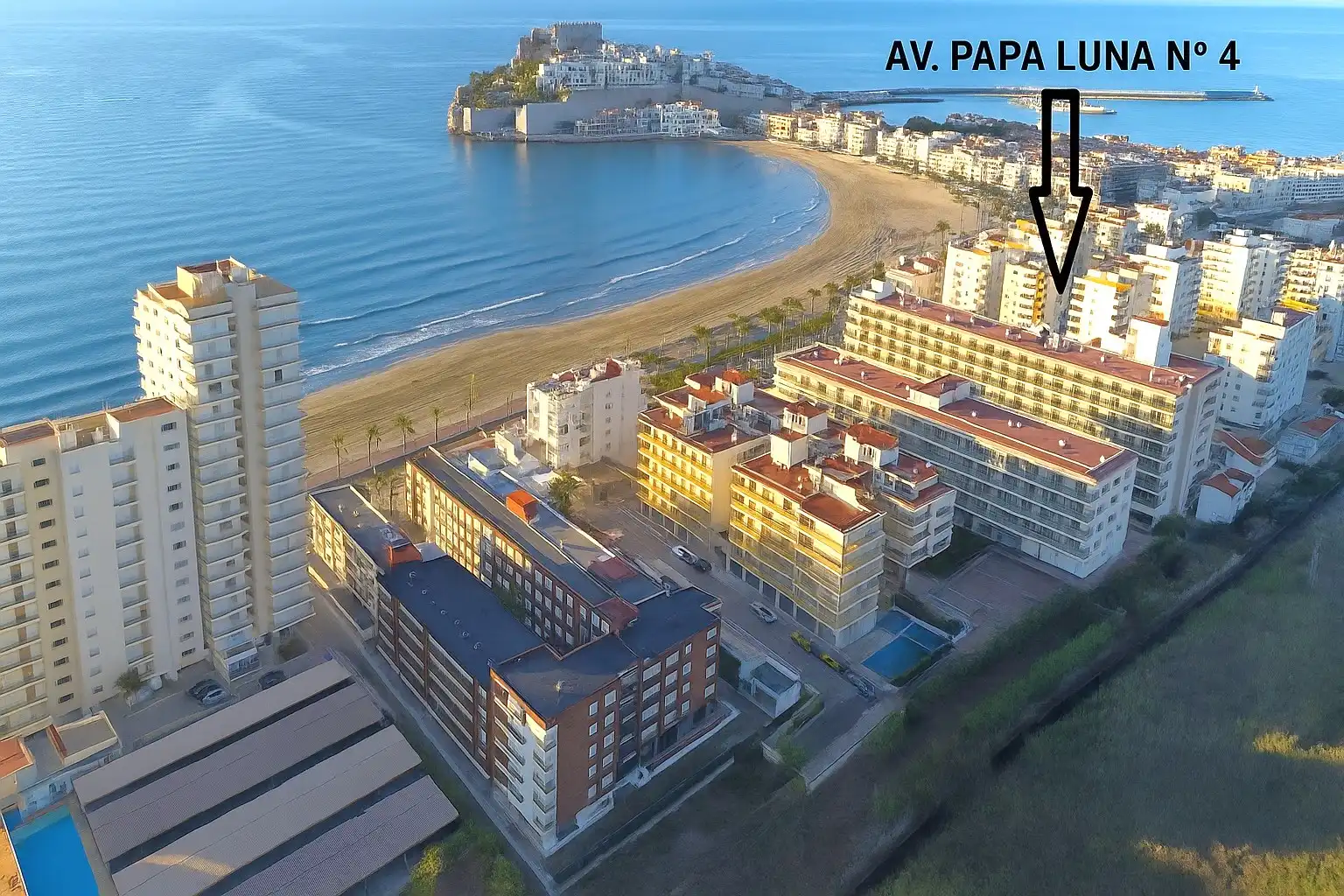 Parkplatz von Wohnungen zur Miete in Peñíscola / Peníscola mit Terrasse, Möbliert und Ofen