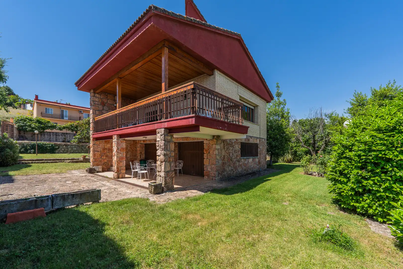 Exterior view of Houses for sale in El Molar (Madrid)  with Air Conditioner, Heating and Private garden