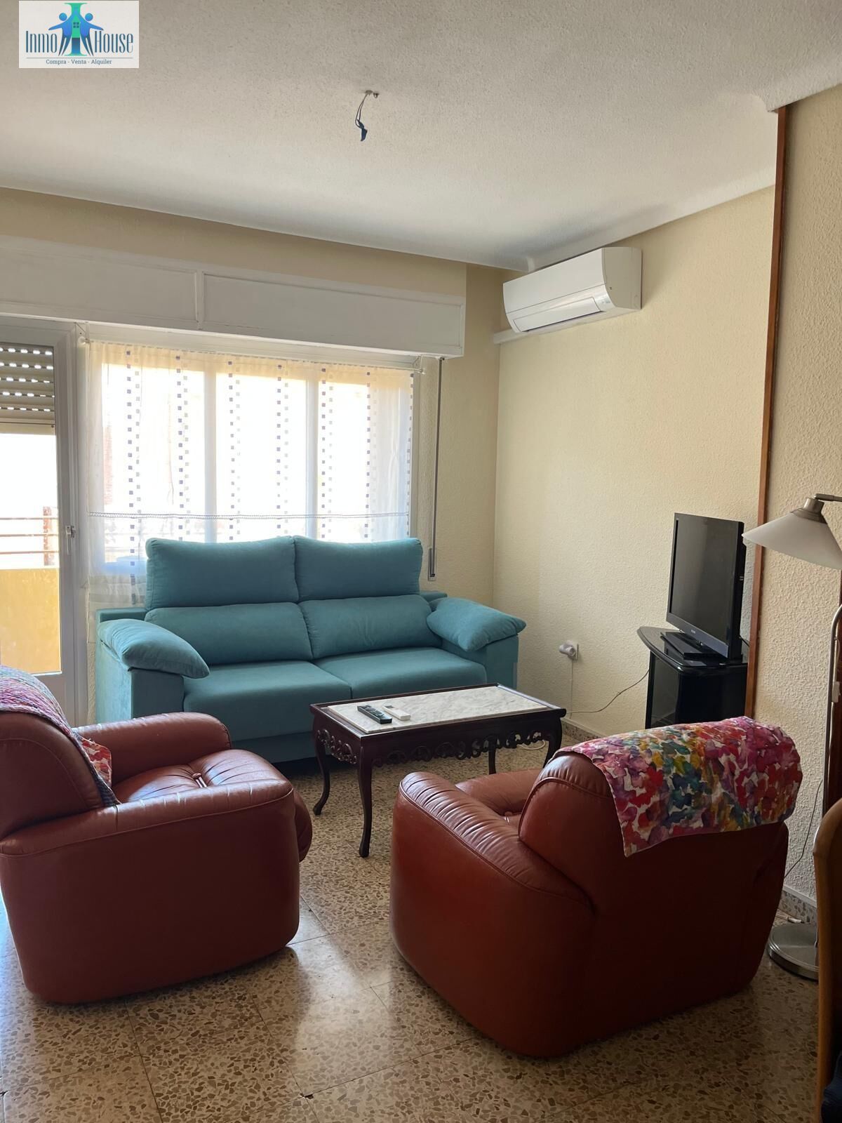 Sala d'estar de Pis de lloguer en  Albacete Capital amb Aire condicionat, Calefacció i Terrassa