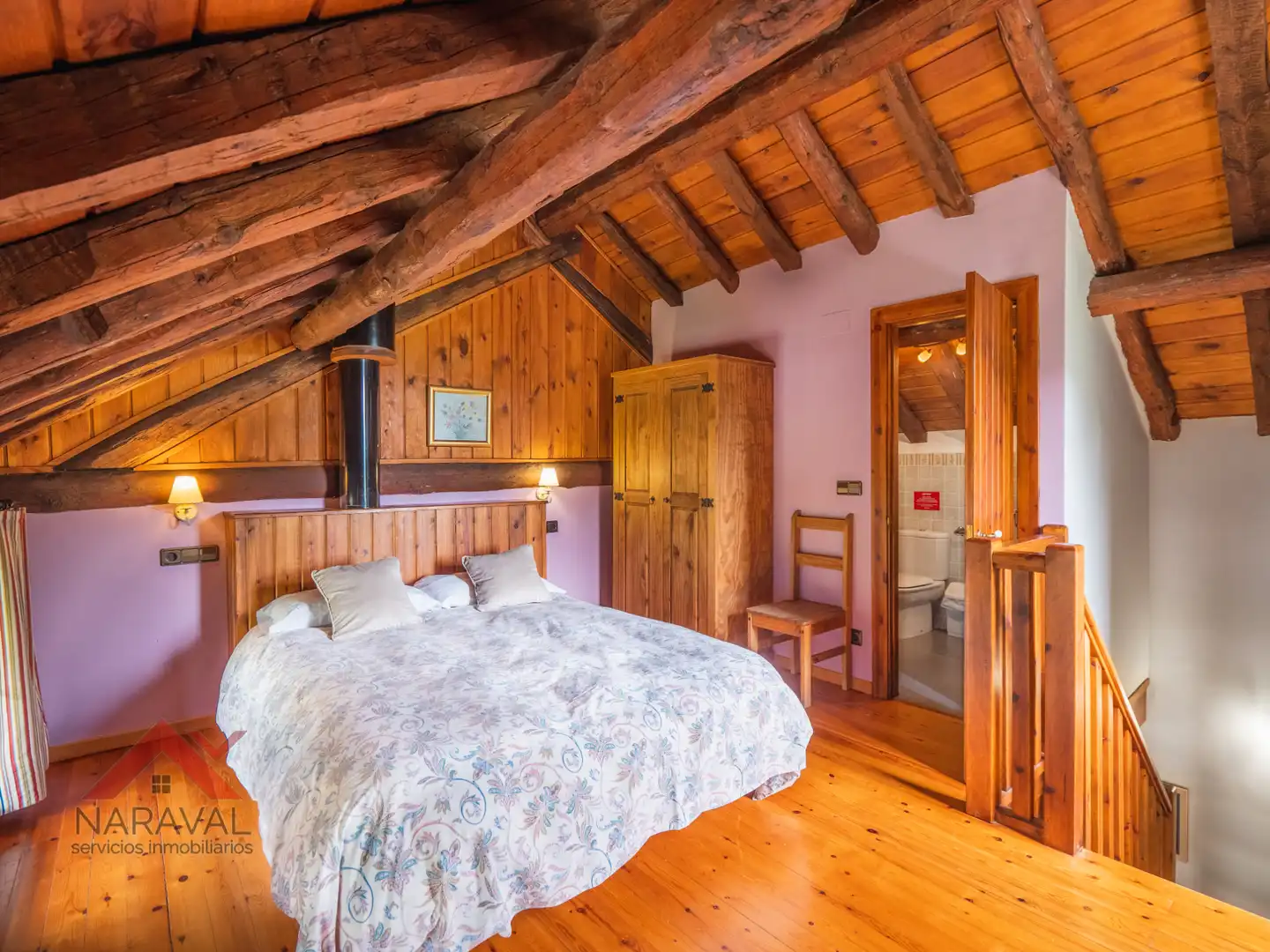 Habitación de Casa o chalet en venta en Fiscal con Aire acondicionado, Calefacción y Jardín privado