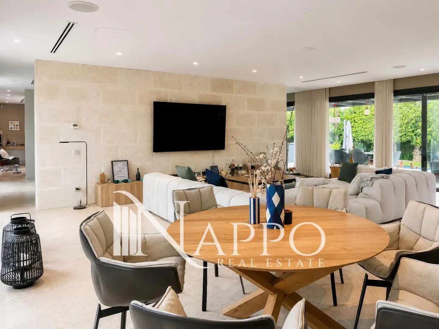 Sala d'estar de Casa o xalet en venda en Calvià amb Aire condicionat, Calefacció i Terrassa