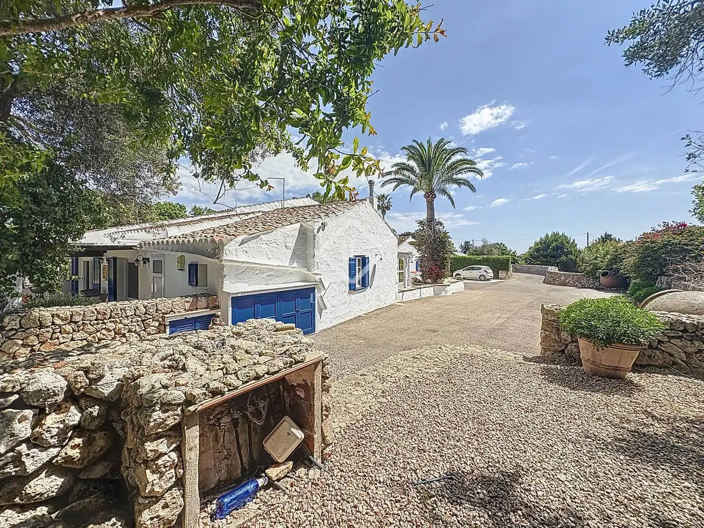 Vista exterior de Finca rústica en venta en Es Castell con Aire acondicionado, Calefacción y Jardín privado