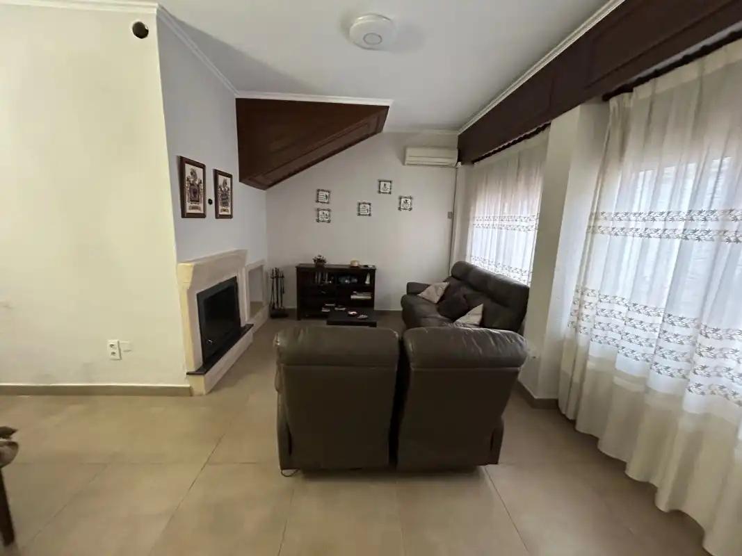 Living room of Houses for sale in L'Alqueria de la Comtessa  with Air Conditioner, Terrace and Furnished