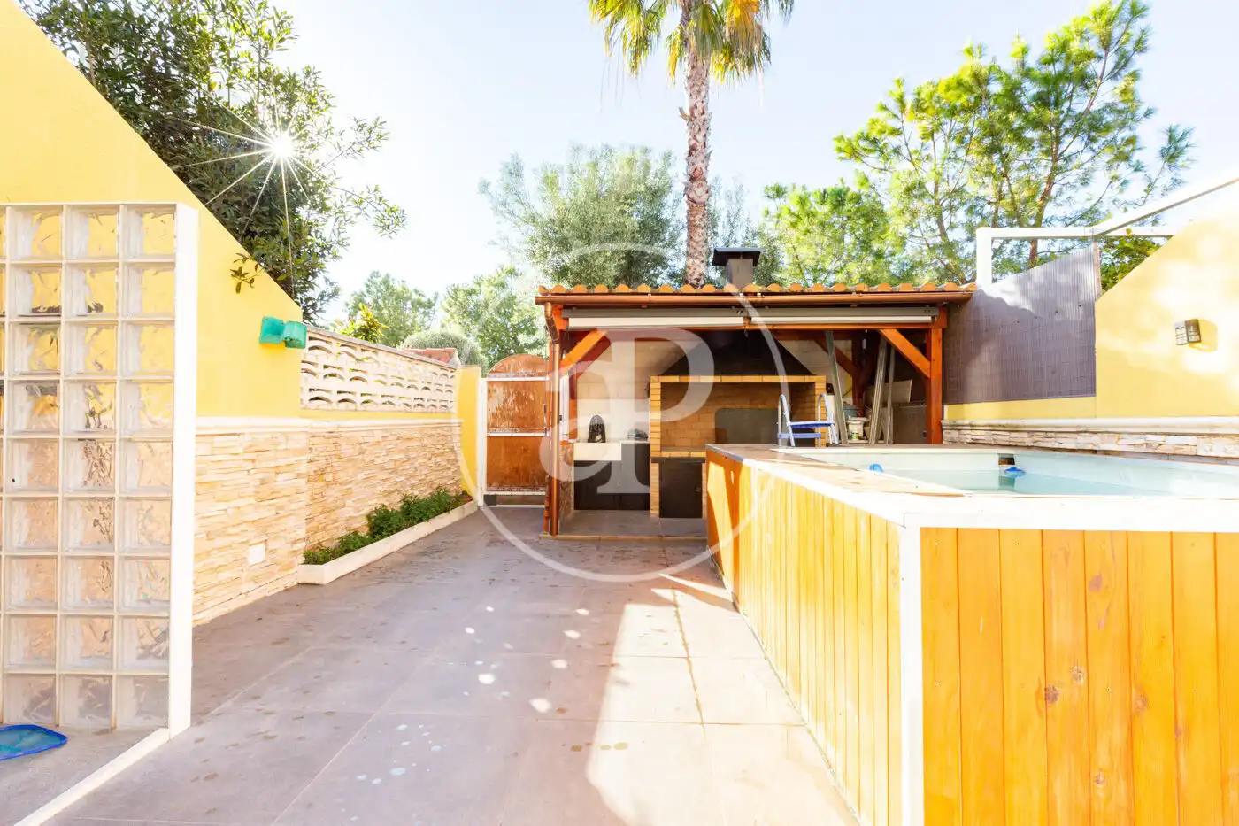 Terraza de Casa adosada en venta en Riba-roja de Túria con Aire acondicionado, Calefacción y Jardín privado