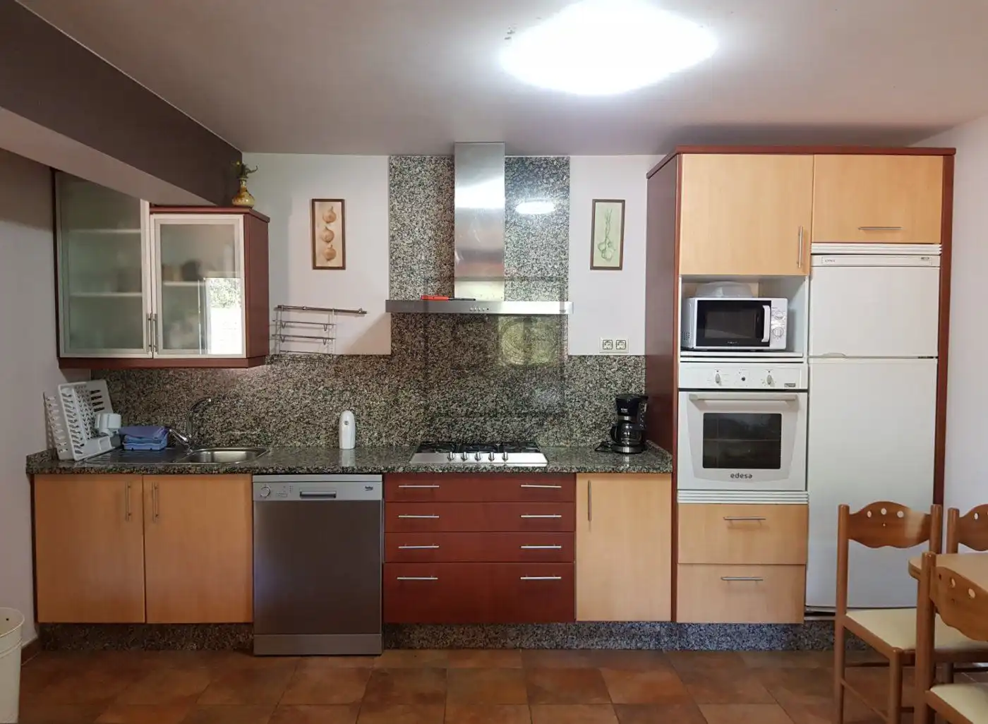 Küche von Country house zum Verkauf in Laxe mit Heizung, Terrasse und Möbliert