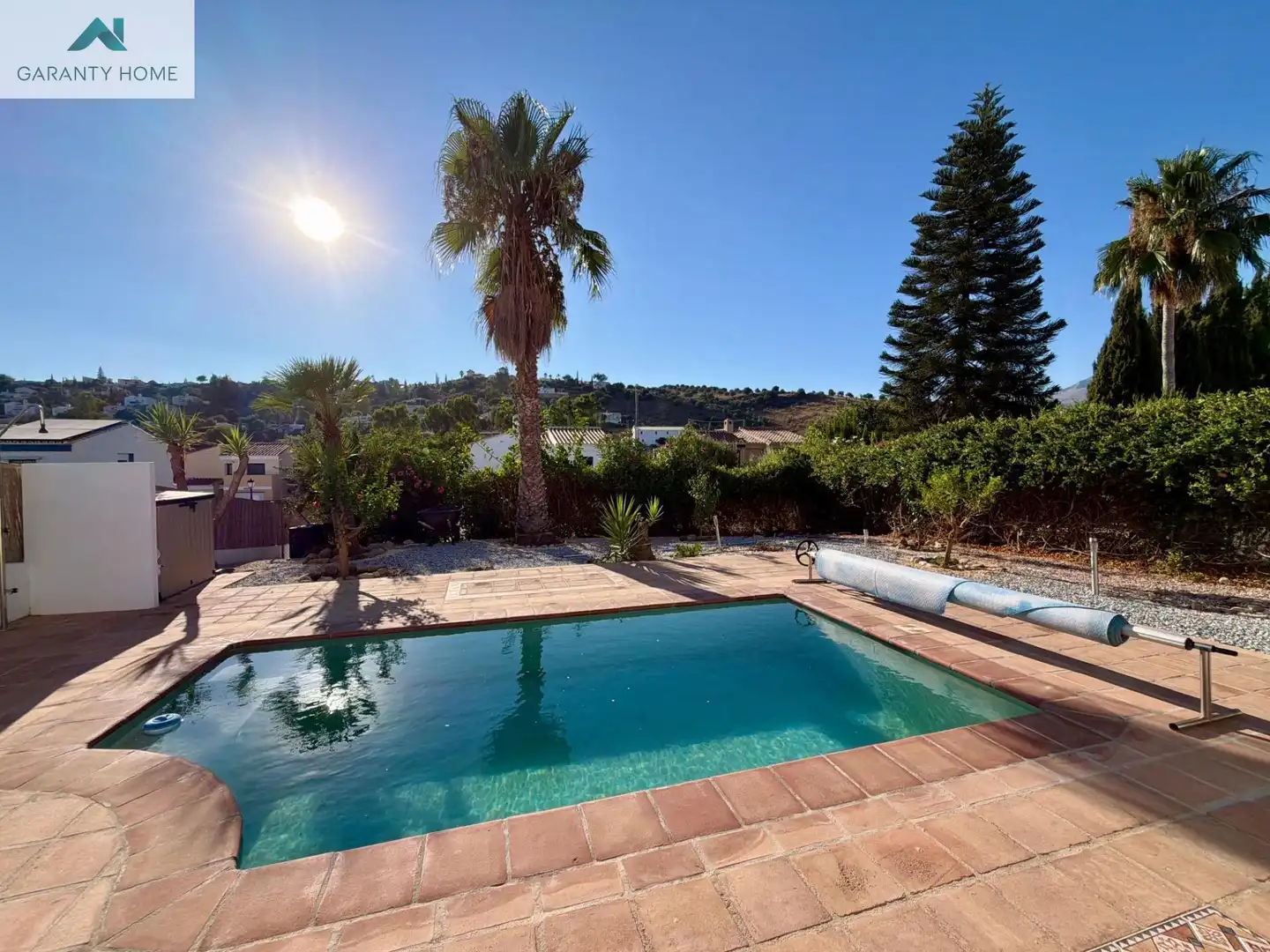 Piscina de Casa o xalet en venda en Alcaucín amb Aire condicionat, Jardí privat i Terrassa