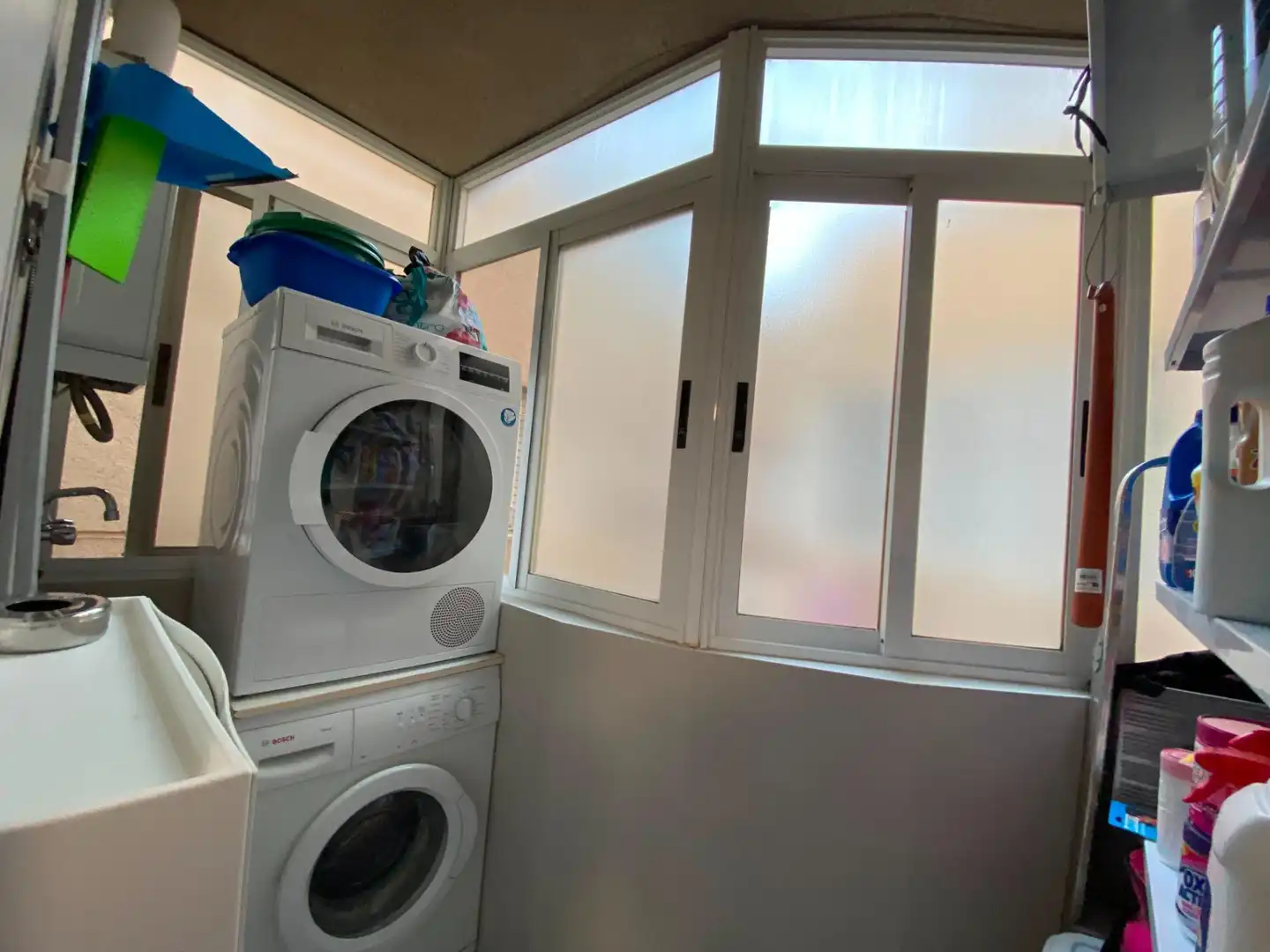 Balcony of Flat for sale in Lorca  with Air Conditioner, Heating and Furnished