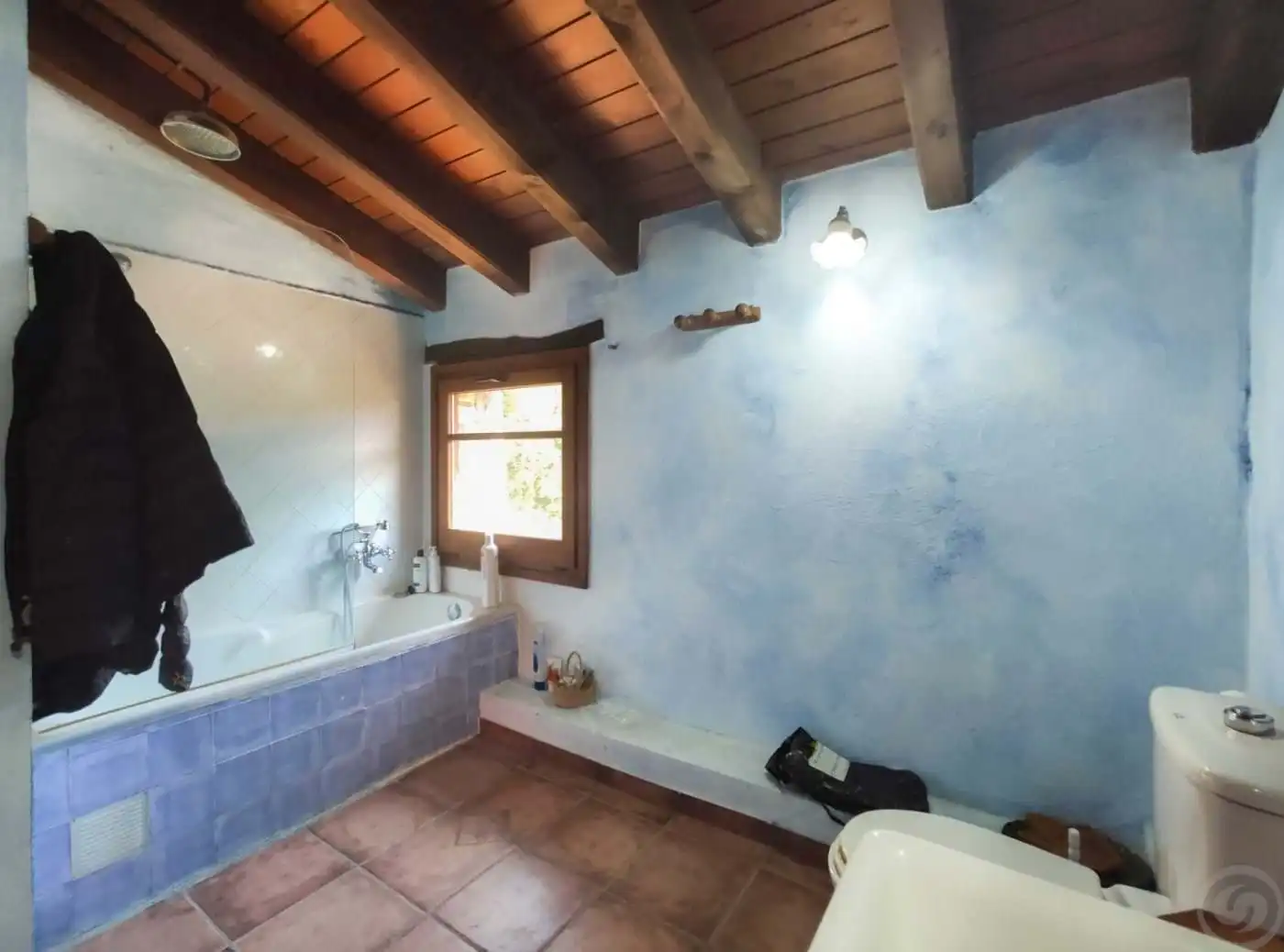 Bathroom of Houses for sale in La Vall de Bianya  with Heating, Terrace and Storage room