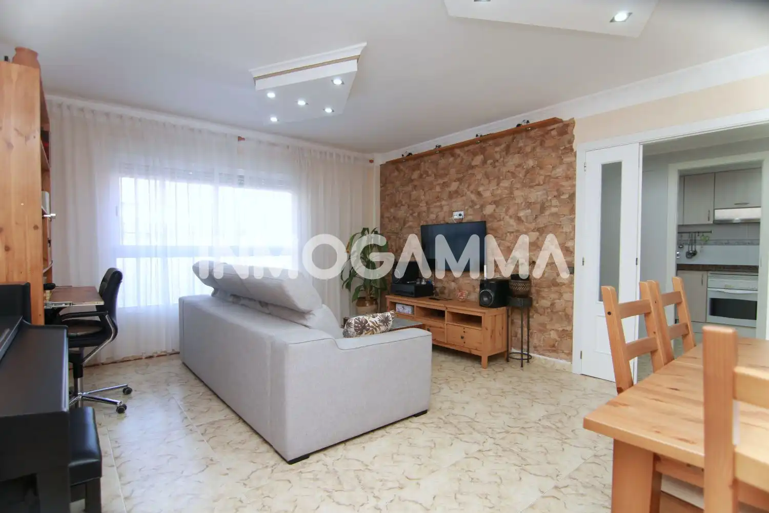 Wohnzimmer von Maisonette zum Verkauf in Cullera mit Klimaanlage, Abstellraum und Balkon