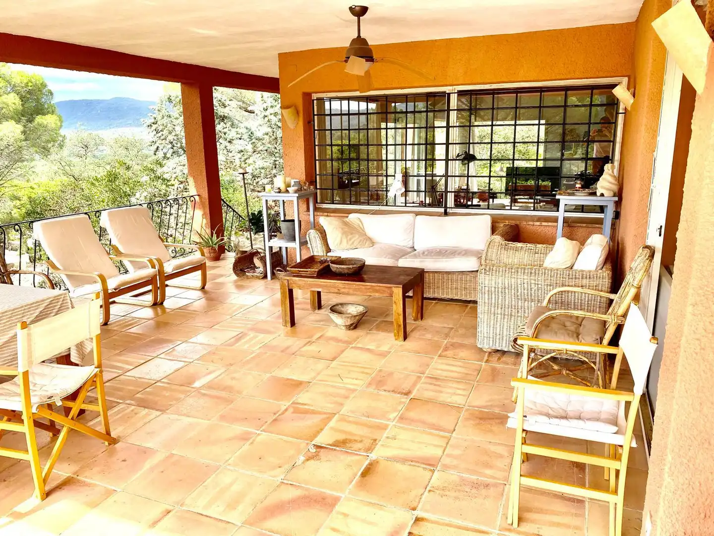 Terraza de Casa o chalet de alquiler en Santa Cristina d'Aro con Calefacción, Jardín privado y Terraza