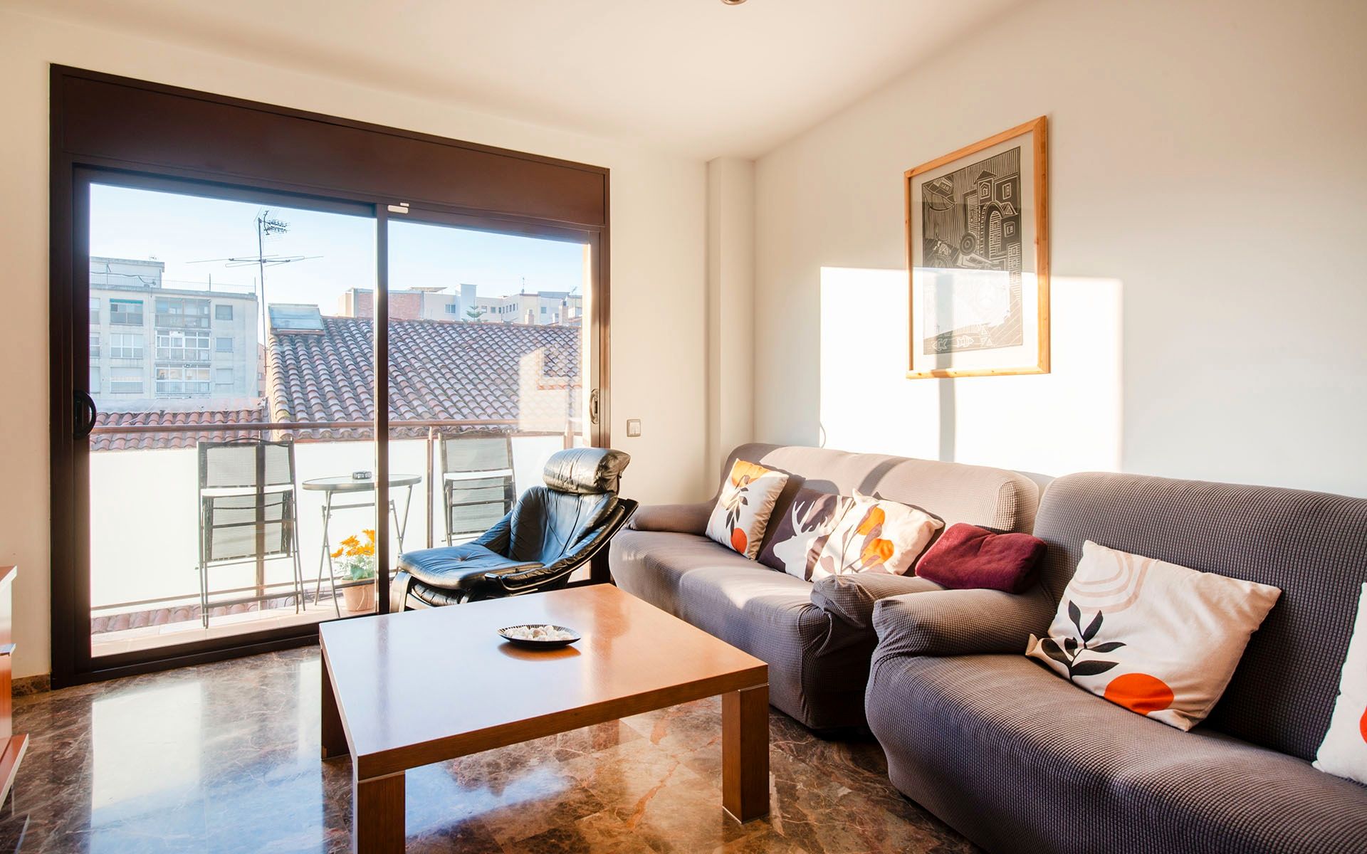 Living room of Flat for sale in Mollet del Vallès  with Air Conditioner, Heating and Terrace