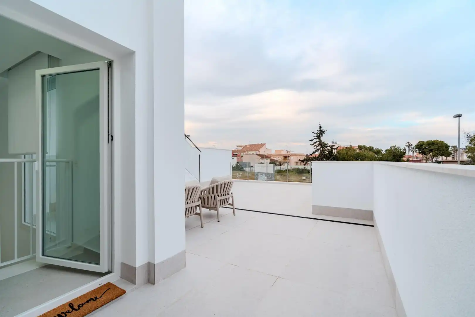 Terrassa de Casa adosada en venda en Los Alcázares amb Aire condicionat, Jardí privat i Terrassa