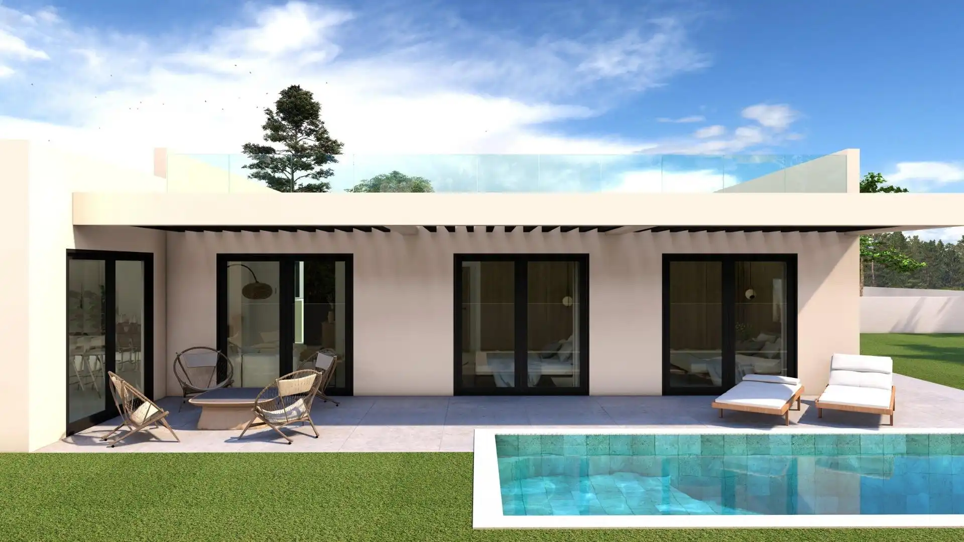 Villa mit Pool zum Verkauf in Balcón de Finestrat - Terra Marina, imagen 2