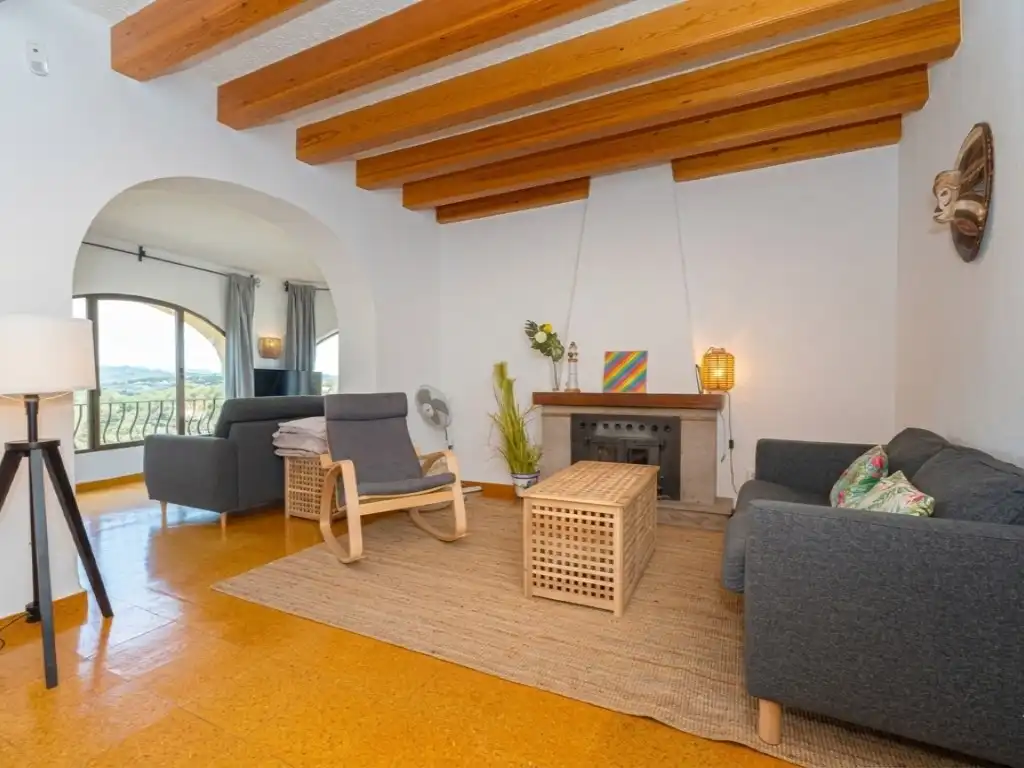 Living room of Houses for sale in Jávea / Xàbia  with Air Conditioner
