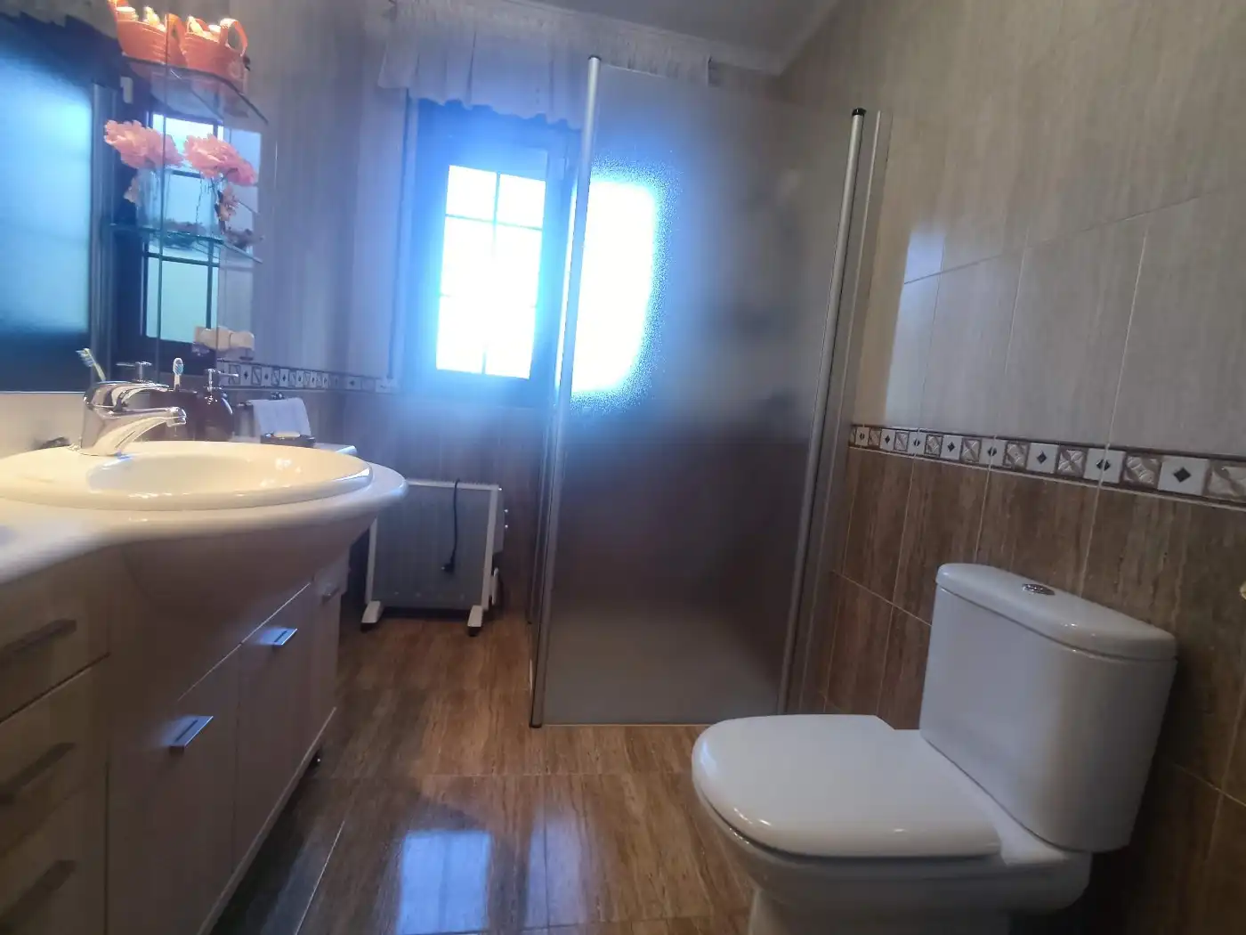 Baño de Casa o chalet en venta en Riudecanyes con Aire acondicionado, Jardín privado y Terraza