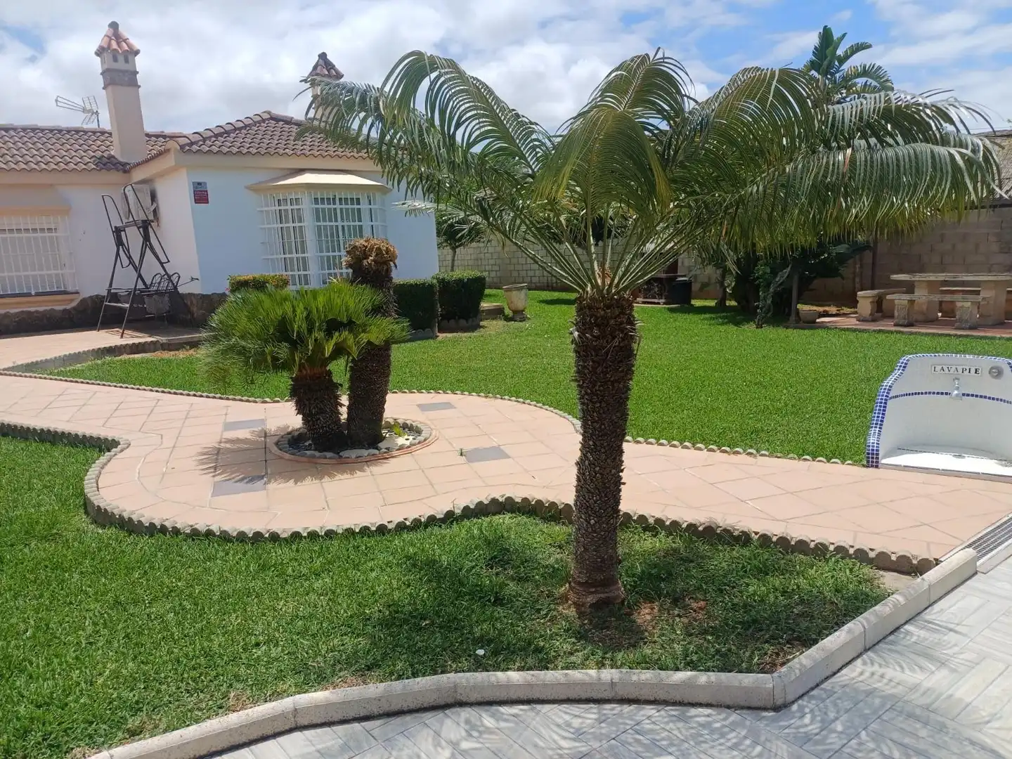 Jardín de Casa o chalet en venta en Chiclana de la Frontera con Aire acondicionado, Jardín privado y Trastero