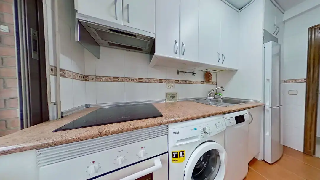 Kitchen of Flat for rent in Madrid  with Heating and Swimming Pool