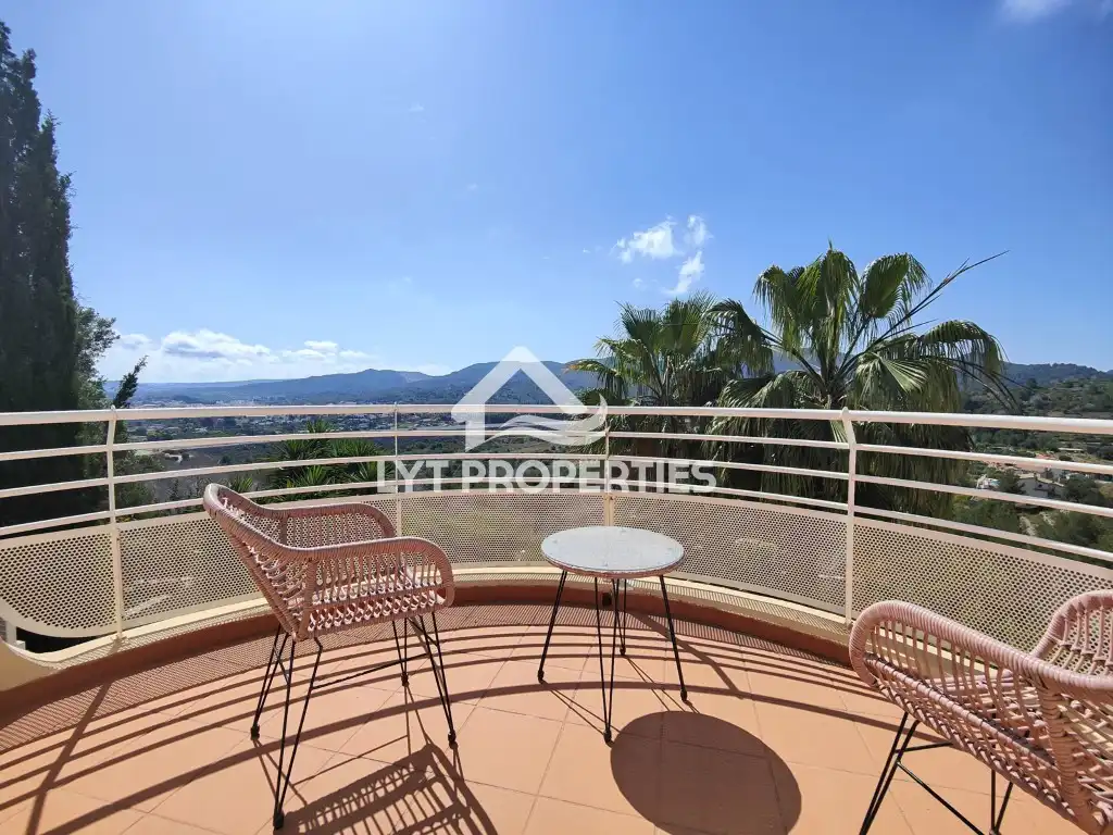 Exterior view of Detached homes for sale in Gata de Gorgos  with Air Conditioner, Heating and Swimming Pool