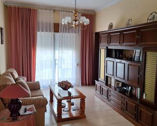 Living room of Flat for sale in  Sevilla Capital  with Furnished and Balcony