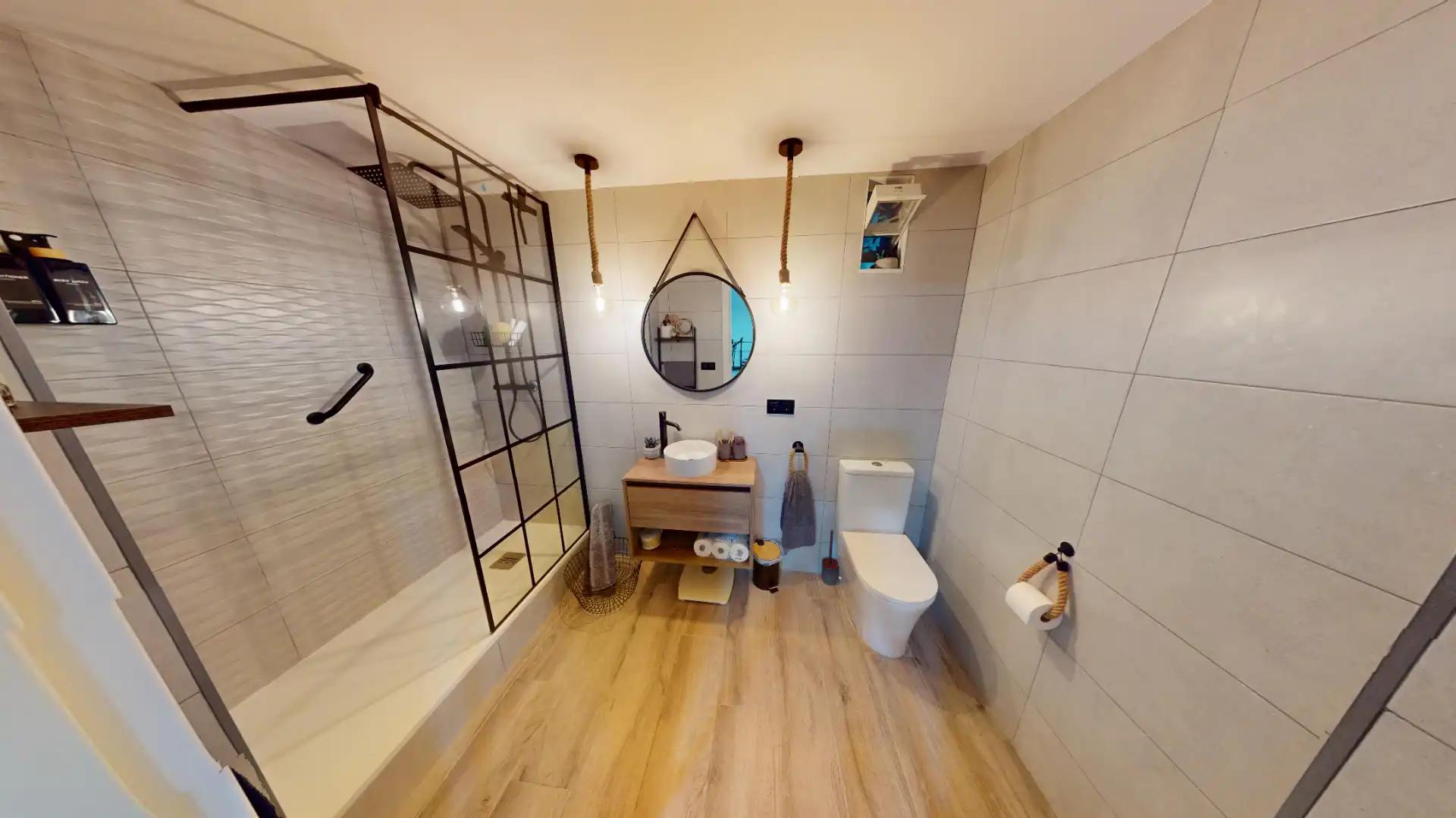 Baño de Casa adosada en venta en Santa Pola con Aire acondicionado, Calefacción y Terraza