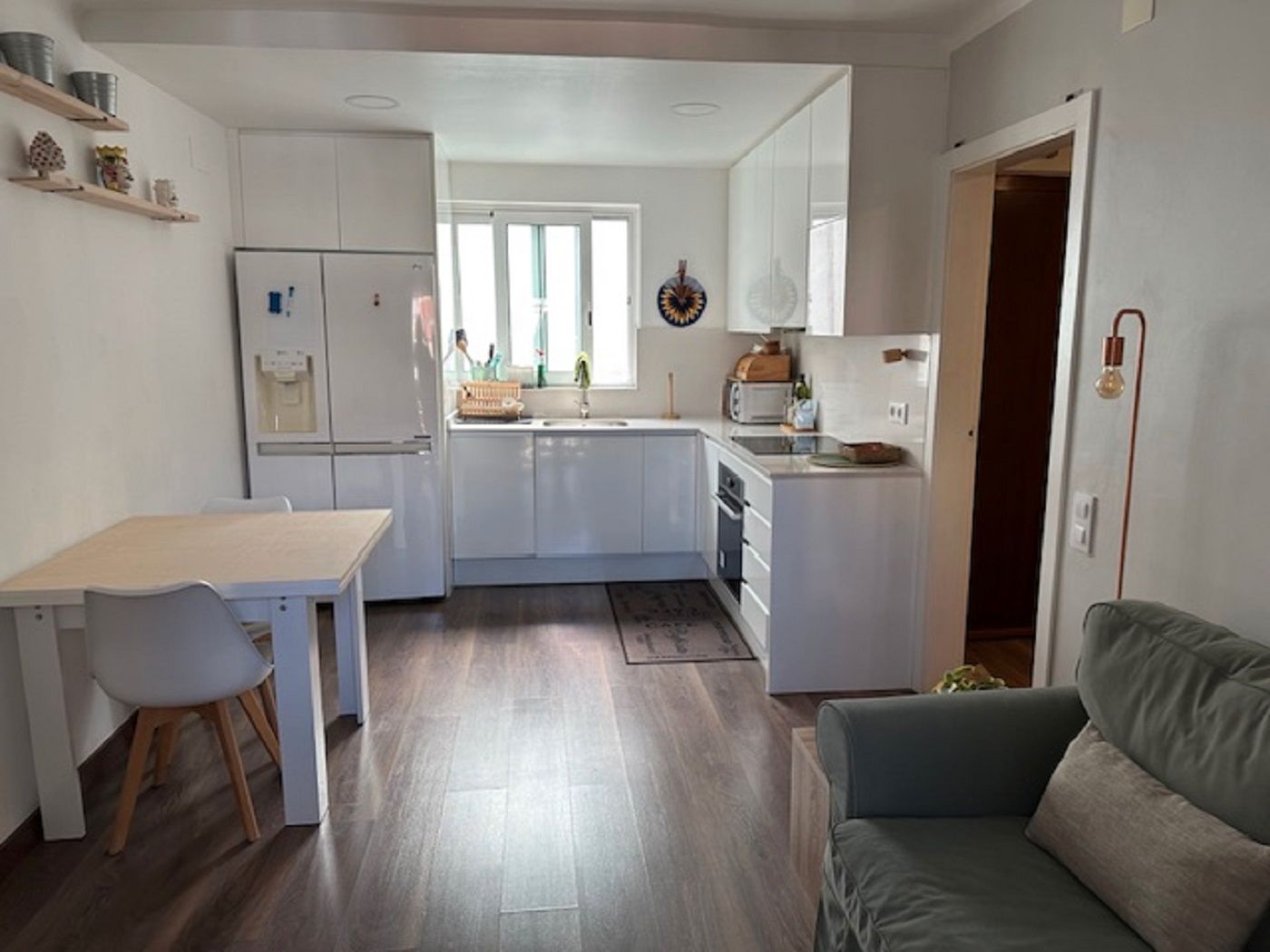 Kitchen of Attic for sale in  Barcelona Capital  with Air Conditioner, Heating and Furnished