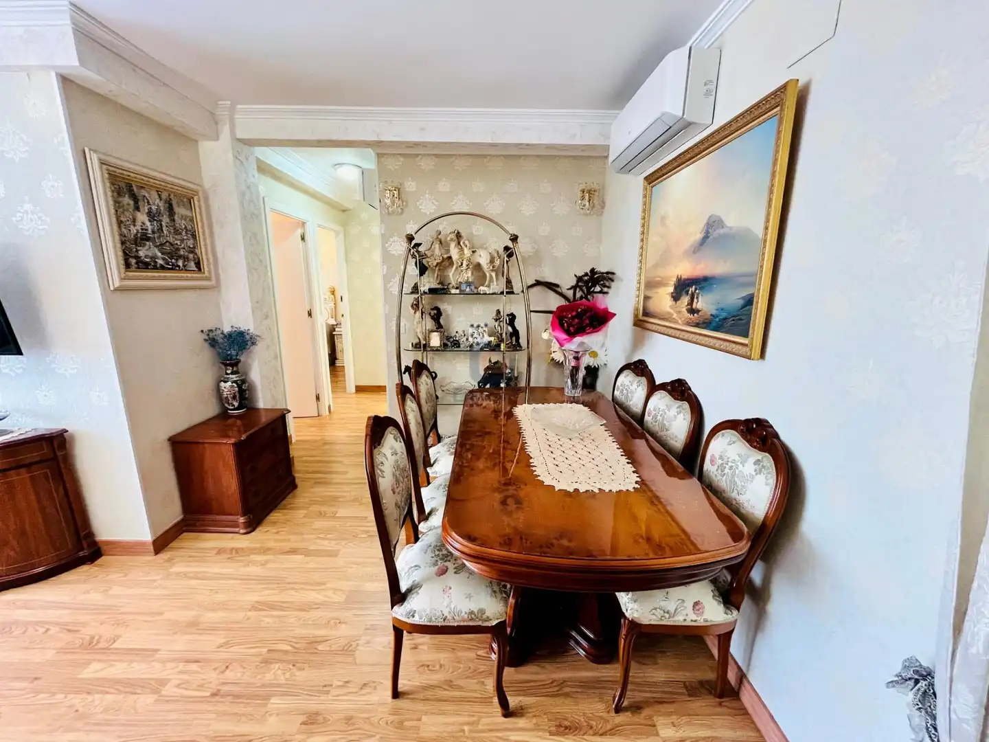Comedor de Piso en venta en Alicante / Alacant con Aire acondicionado, Terraza y Amueblado