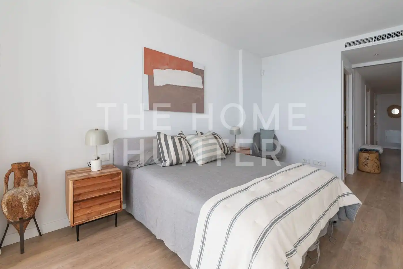 Schlafzimmer von Wohnung zum Verkauf in L'Escala mit Klimaanlage, Heizung und Terrasse